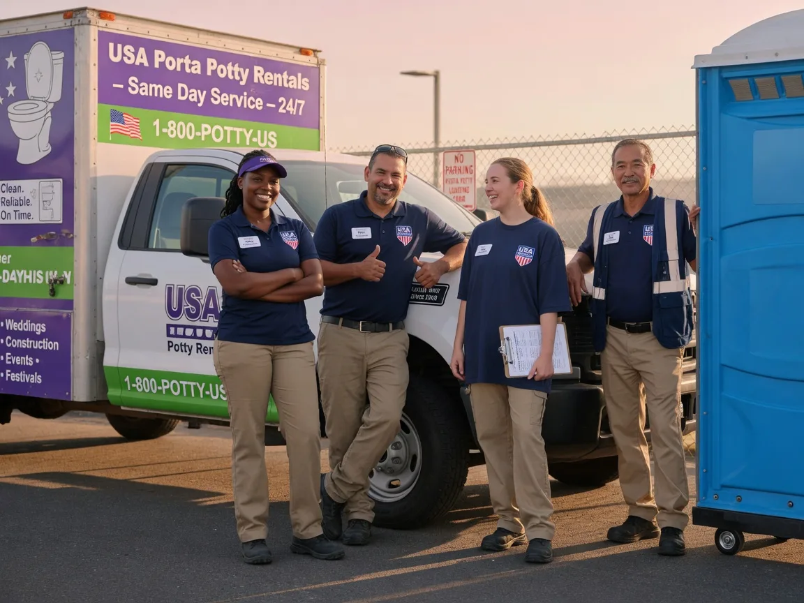 Porta Potty Rental company in Columbus, WI